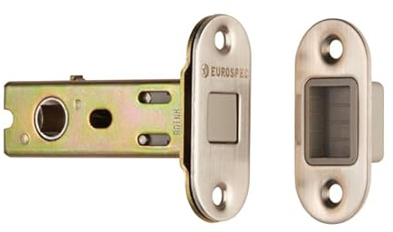 Kooples Hardware Magnetic Tubular Latch – 57mm Backset – Radius Forend – Silent Latching Mechanism