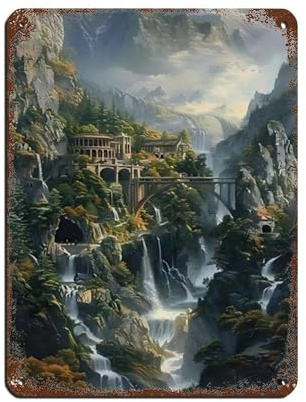 NFFBGFD Herr der Ringe Kilian Eng Ar Blechschild, Vintage, Metall, Pub, Club, Café, Bar, Zuhause, Wandkunst, Dekoration, Poster, Retro, 30 x 40 cm