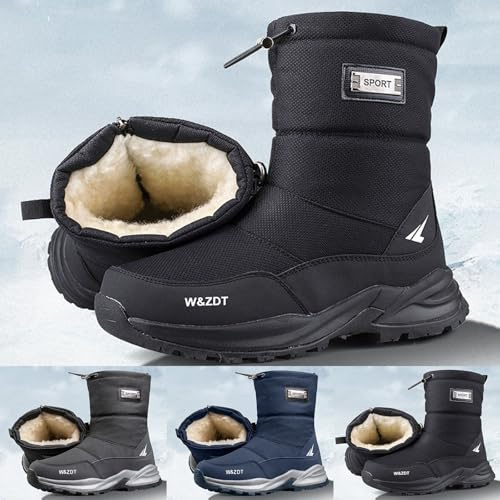 Boots Homme Bottes Neige Botte Hiver Chaussures Imperméable Fourrées Baskets Chaussure De Apres-Ski Bottines Apres Ski Bottine 2025