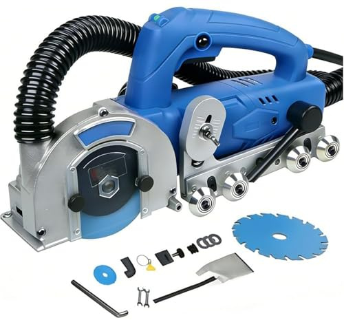 Himopuer 1200W Household Electric Tile Gaps Crevice Cleaning Machine Slotting Tool, 9000r/min Tile Joint Cleaner Tile Joint Cleaning Machine