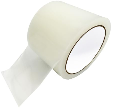 LianShi Schwerlast-Reparaturband, Wasserdichtes Klebepatch mit starker Haftung, Sofort-Reparatur für Zelt, Bootshauben, Plane, Segel, Markise, Canvas, 8 cm x 20 m, Transparent