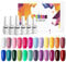 Vishine Vernis Semi permanent Vernis à Ongles Gel UV LED Soak Off 24 coloris Kit Manicure Pour Nail Art 8ml