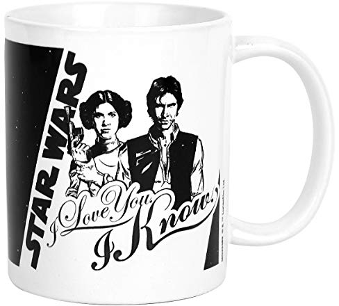 Star Wars Pyramid International (I Love You) Official Boxed Ceramic Coffee/Tea Mug, Multi-Colour, 11 oz/, Multi-Colour, 315 ml