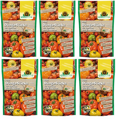 6 x 40 (240 Stk) Neudorf Azet DüngeSticks für Tomaten und Erdbeeren NPK 7-2-6