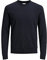 JACK & JONES Jjebasic Knit Crew Neck Noos, Felpa Uomo, Blu (Navy Blazer), Medium