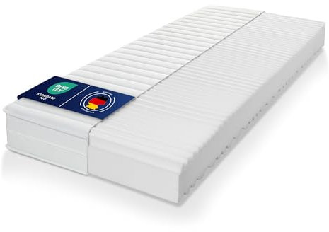 Träumegut24 HydroCell 7-Zonen Matratze 160x200 cm | Härtegrad wählbar | Höhe 19cm | Ergonomische Kaltschaummatratze | Oeko-TEX® | (H2&H3, 160x200cm, 19cm)