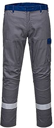 Portwest Bizflame Ultra Trousers - Color: Grey - Talla: 38