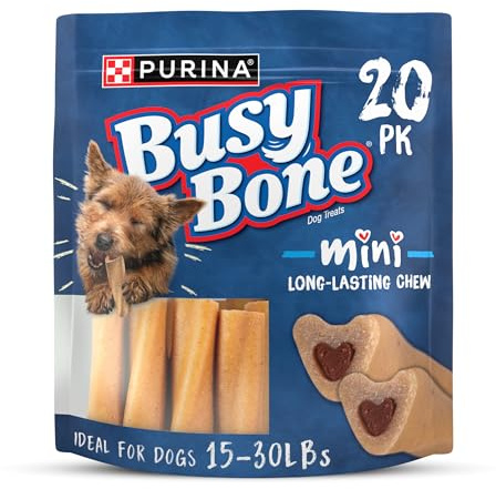 Purina Busy Made in USA Facilities Small Breed Dog Bones, Mini - 20 ct. Pouch