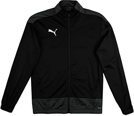 PUMA Unisex Kinder, teamGOAL 23 Training Jacket Jr Trainingsjacke, Black-Asphalt, 176
