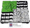 Plastic Shed Base Grid 16 (4m²) - Durable Driveway Mats for Lawn & Garden Path, Grass Grid Protection Mesh, Gravel Stabiliser Grids, Plastic Grass Mats, Garden Grid Paver for Greenhouse, Deck, Turf