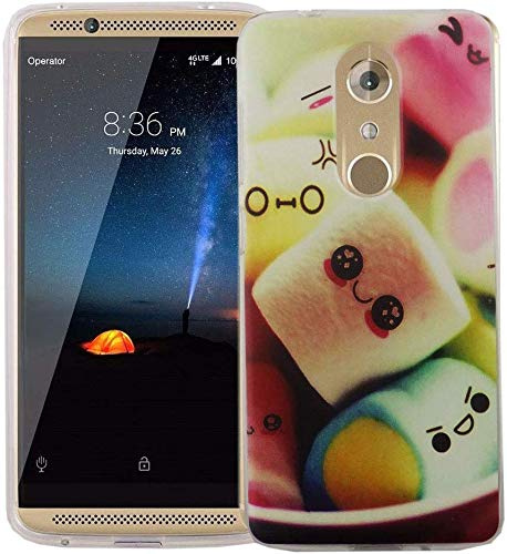 König Design Handyhülle kompatibel mit ZTE Axon 7 Silikon Case Hülle Sturzsichere Back-Cover Handyhülle - Marshmallows