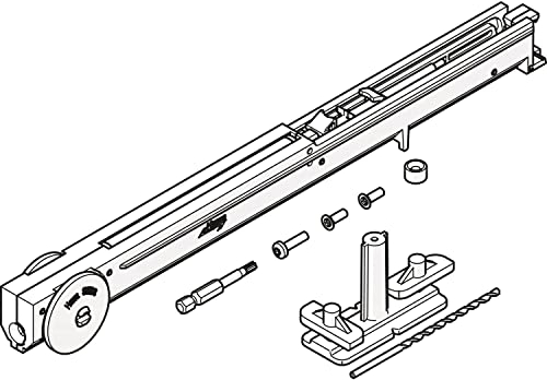 HAWA Soft Move 120 Sliding Door Damper Wing Weight up to 120 kg Steel/Plastic White