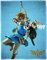 The Legend of Zelda Wohndecke Arrow Blau 160 x 200 cm super weiche Flanell-Decke Kuscheldecke Sofadecke Coral-Fleece-Decke Hyrule Triforce Links Awakening Breath of The Wild Pass. zur Bettwäsche