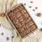 Brownie Baking Tray, Non Stick Square Cake Tin Brownie Pan with Dividers & Loose Base for Professional Slices, 18 Cavity Carbon Steel Bakeware Moulds for Cupcake, Yorkshire Pudding & Muffin
