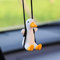 Süße Swinging Duck Car Hanging Ornament,Ente Auto Anhänger,Schaukel Ente Rückspiegel,Auto Dekoration Ornament Zubehör