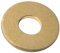 AERZETIX - C57248 - Set di 30 Rondelle piatte larghe in ottone M3x8.5mm - spessore 0.8mm - per bullone M3 - DIN 9021