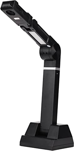 Fotocamera per Documenti da 8 MP, Scanner Portatile Ad Alta Definizione, Formato di Acquisizione A3, Scanner per Documenti USB OCR Multilingue con Luce LED, Modifica delle Immagini, Gestione delle Imm