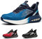 tqgold Arbeitsschuhe Herren Damen Sicherheitsschuhe Leicht Atmungsaktiv rutschfest Luftkissen Sneaker Sportlich Schutzschuhe mit Stahlkappen Schuhe(Blau,43EU)