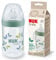 NUK for Nature Baby Bottle | Medium Teat | 260 ml | Breast-Like Ant-Colic Silicone Teat | Temperature Control | Sustainable, BPA-Free Materials | Green