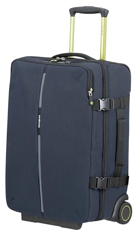 Samsonite Securipak - Valigia S con Ruote, 55 cm, 39 L, Blu (Eclipse Blue)