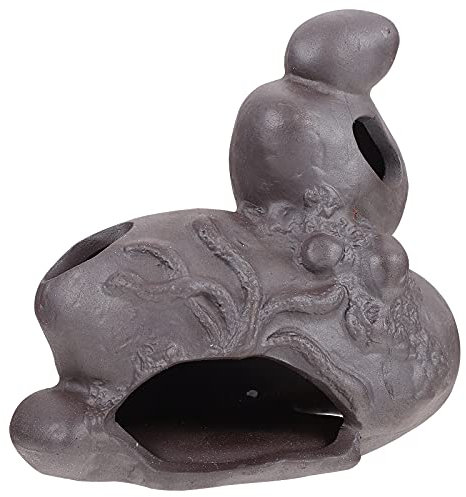 MRXFN Aquarium Dekoration Aquarium Landschaft Lila Sand Höhle Haus Hütte Fisch Tank Dekor Garten Ornament