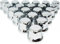 20pcs 32mm Wheel Nut Cover Caps Plastic Lux CHROME fit Lorry Trailer Bus Truck Car Vehicle LKW