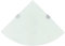 FIRBNUS Eckregal Badregal 2 STK. 25x25x0,8 cm Regalboden Glas Glasregalboden Bad Regal Glas Schwebend für Wohnzimmer Badezimmer Glasregal Wandregal Glas Weiß Gehärtetes Glas mit Verchromten