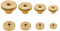 Rändelmutter Messing Hohe Form (DIN 466), Flache Form (DIN 467) M3 M4 M5 M6 M8 M10 (Hohe Form (DIN 466), M5)