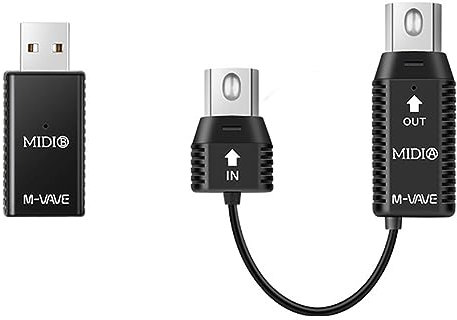 MIDI to USB Interface MIDI Adapter System Wireless 5pin USB Interface Adapter Connector Piano Keyboard