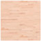 vidaXL Tischplatte, Quadratisch Holzplatte mit 4 abgerundeten Ecken, Holztischplatte Ersatzplatte für Couchtisch, Massivholztischplatte Platte, 80x80x2,5 cm Massivholz Buche