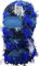 Ezweiji Balaclava Maske Skimaske Sturmmaske Winddichte und Atmungsaktive Kälteschutzmaske für Ski, Motorrad und Outdoor Aktivitäten (Nylon, Blau)