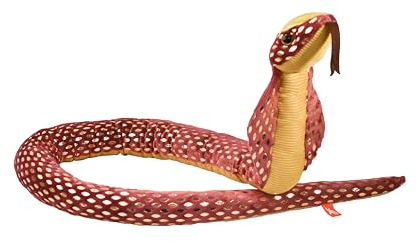 Wild Republic Foilkins Kobra, Kuscheltier, 137 cm, Plüschtier, Füllung aus recycelten Wasserflaschen, 54