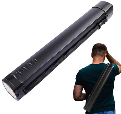 Bvizyelck Fishing Rod Cases & Tubes - Extendable Poster Storage Fly Rod Tube with Strap,Poster Tubes, Blueprint Storage for Posters, Floor Plans, Maps, Drawings, Tracing Paper