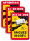 3 Stück Attention Angles Morts für LKW und Wohnwagen 25 x 17 cm Aufkleber Sticker Hinweiszeichen Schild Frankreich mit UV Schutz speziell für Außenbereich von SVENOVA