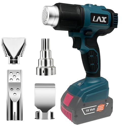 Soplador de aire caliente para batería de sistema Bosch Professional de 18 V, 1022 ℉, pistola de calor de calentamiento rápido para soldar tubos termorretráctiles para electrónica, resina, película