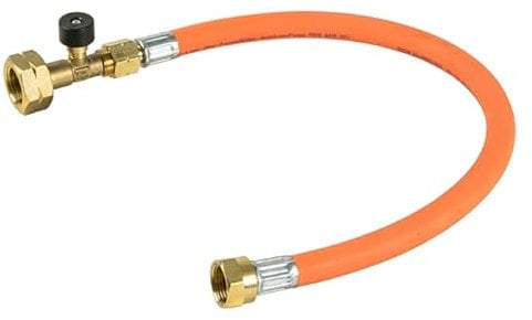 HAMILTON GAS PRODUCTS Rupture Protection Gas Hose | 45cm x Butane x W20 Hose Compliant with EN16436-1 | Use in Caravan, Camping & Motorhome