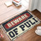 Funny Front Door Mat Outdoor Beware of Puli Doormat Home Alone Door Mat Balcony Decor(40X60CM)
