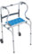 NAIZY Gehrahmen Aluminium Gehhilfe für Senioren, 76-94cm Höhenverstellbar & Faltbar Gehbock mit 2 Lenkrollen Gehwagen Rutschfest Stabil Rollatoren Tragfähigkeit bis 180 KG
