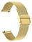 NASUNJIA Cinturini in acciaio inossidabile adatti for Garmin Forerunner 55 245 645m Smart Watch Band Braccialetto in metallo Braccialetto adatto for approccio S40 S12 S42. Correa.(Style 2 Gold,For For