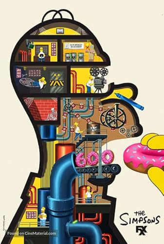 The Simpsons TV Series Poster Wall Art A3 Size Version 8