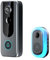 GuardianBell Pro – Smart WiFi Doorbell & Cam in One, Live View and Two-Way Audio, Ultra HD Kabelgebundene Türklingel mit Kamera, Personenerkennung, Nachtsicht, wasserdicht Smarte Doorbell Camera