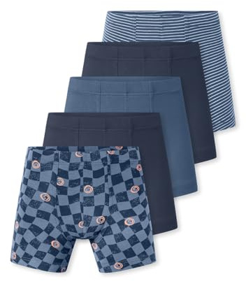 Schiesser Jungen 7 Pack Boxershorts - 95/5 Organic Cotton Bio Baumwolle - Größe 92 Bis 140 Boxershorts (7er Pack)