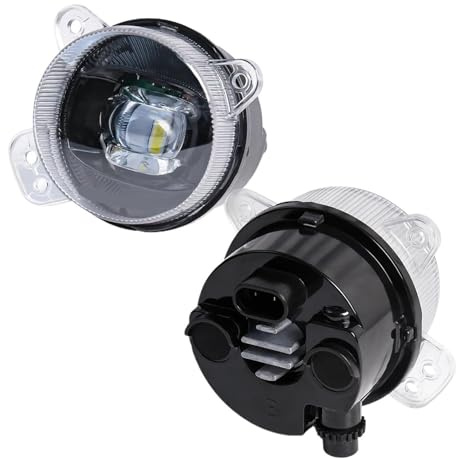AZGSXBGA Nebelscheinwerfer kompatibel for VW Polo T5 Transporter Multivan Caravelle Gol Skoda Fabia Mk1 Lampe Frontstoßstange Scheinwerfer 12V