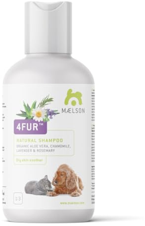 Maelson 4FUR Bio Aloe Vera, Kamille, Lavendel & Rosmarin 250 ml - Shampoo für Hunde und Katzen