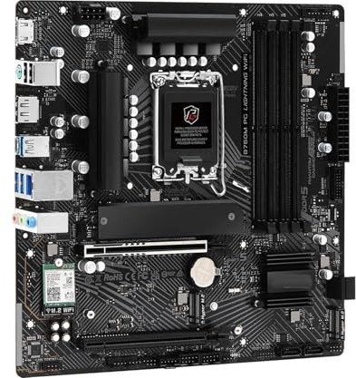 desktop motherboard Fit For ASROCK Intel B760 Motherboard B760M PG LIGHTNING WIFI LGA1700 DDR5 256GB Support 14900 14490 13700 13400 12900 Cpu