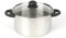 GoodCook Klassischer Edelstahl-Dutch Oven mit Deckel aus gehärtetem Glas, 5 l