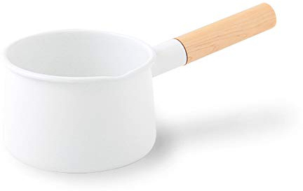 Japan Kaico Horo(Enamelware) Milk Pan 1.45L Makoto Koizumi Design