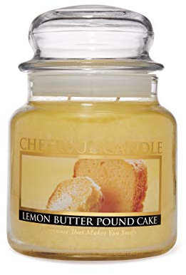 A Cheerful Giver A Alegre dador limón Aroma de bizcocho de Mantequilla, Vidrio, Amarillo, 0,5 L