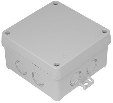 10 Stück Abzweigdose, IP 54 Abdeckung verpresst 100 x 100 x 50