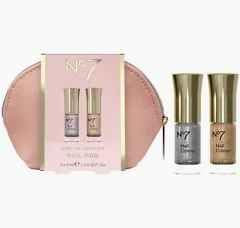 *NEW* No7 Nude To Night Nail Polish Duo Mini Gift Set